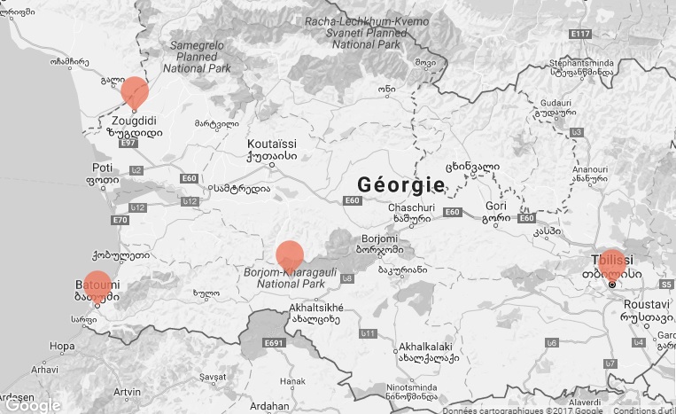 Совместно с министерством здравоохранения Грузии, MSF работает в четырех профильных больницах страны: в Тбилиси, Абастумани, Батуми и Зугдиди.